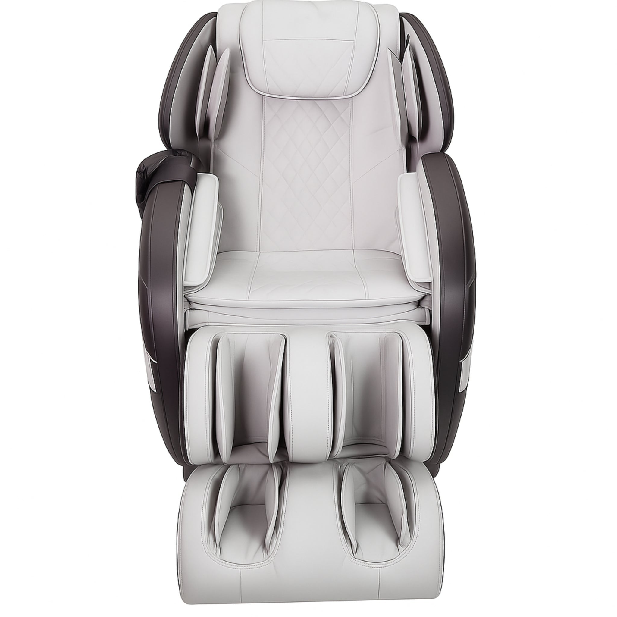 OS Champ Zero Gravity Full Body Massage Chair Recliner, Cream/Taupe