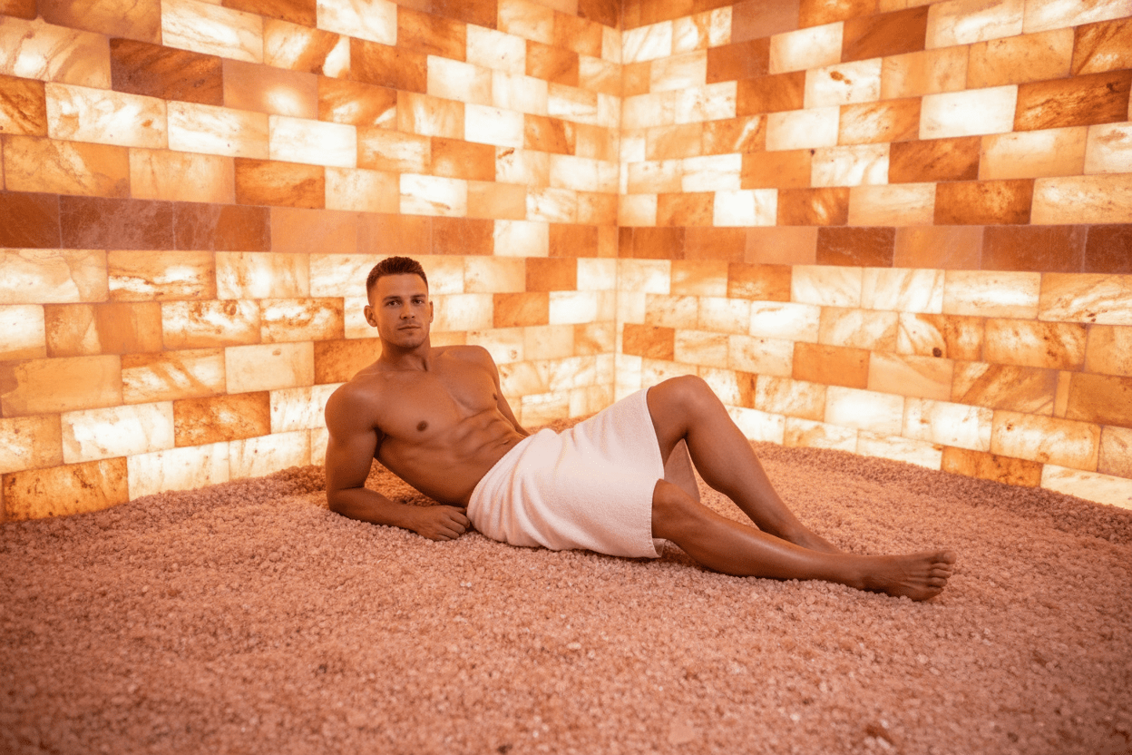 Himalayan Salt Sauna 4' x  4' Surface Area - 16 Sq feet