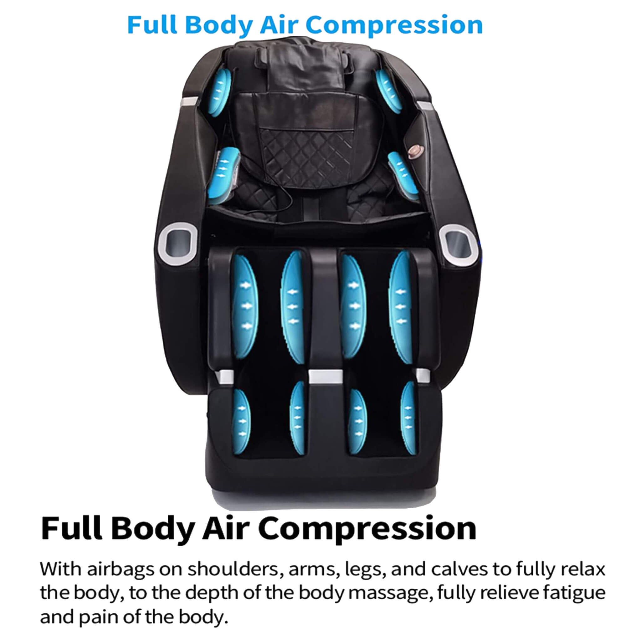 Rovix Premium Zero Gravity Full Body Multifunction Massage Chair With Auto Body Scan (SAK72182)